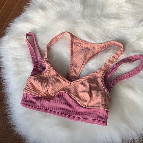 FOR LOVE & LEMONS | Bralette Bra Intimates Top Everyday Mauve Peach - Picture 2 of 11